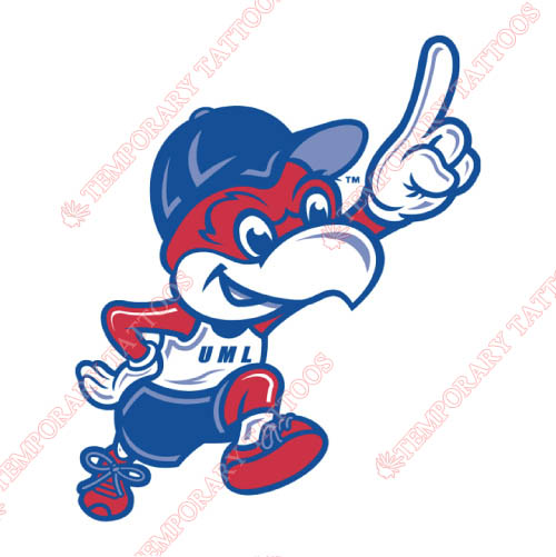 UMass Lowell River Hawks Customize Temporary Tattoos Stickers NO.6682